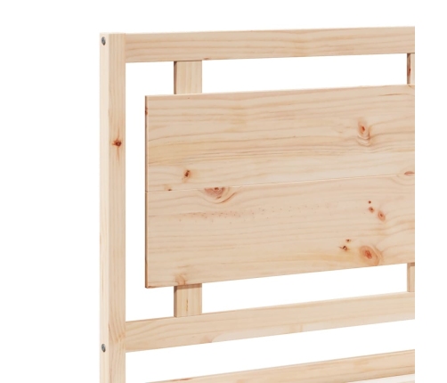 Cama extralarga sin colchón madera maciza 100x210 cm