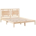 Cama extralarga sin colchón madera maciza 140x210 cm