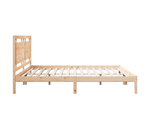 Cama extralarga sin colchón madera maciza 180x210 cm