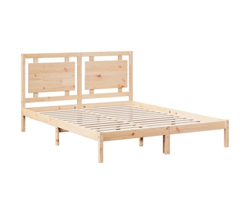 Cama extralarga sin colchón madera maciza 160x220 cm