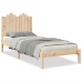 Cama extralarga sin colchón madera maciza 100x210 cm