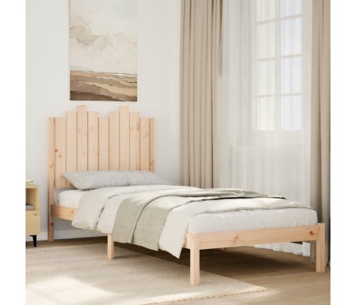 Cama extralarga sin colchón madera maciza 100x210 cm