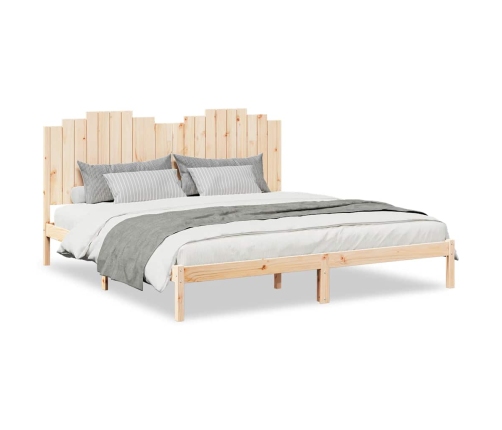 Cama extralarga sin colchón madera maciza 180x210 cm