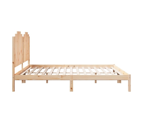 Cama extralarga sin colchón madera maciza 180x210 cm