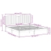 Cama extralarga sin colchón madera maciza 180x210 cm