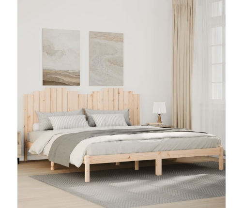 Cama extralarga sin colchón madera maciza 180x210 cm