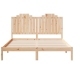 Cama extralarga sin colchón madera maciza 160x220 cm