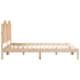 Cama extralarga sin colchón madera maciza 160x220 cm