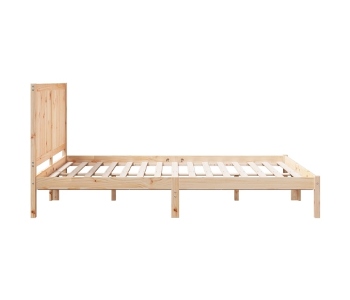 Cama extralarga sin colchón madera maciza 160x210 cm