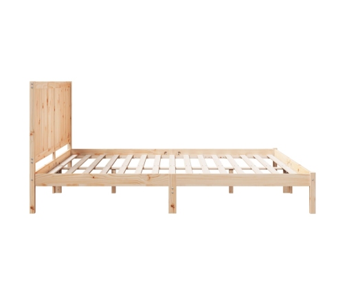 Cama extralarga sin colchón madera maciza 180x210 cm