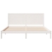 Cama extralarga sin colchón madera maciza blanca 180x210 cm