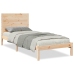Cama extralarga sin colchón madera maciza 90x210 cm