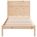 Cama extralarga sin colchón madera maciza 90x210 cm