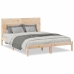 Cama extralarga sin colchón madera maciza 160x210 cm