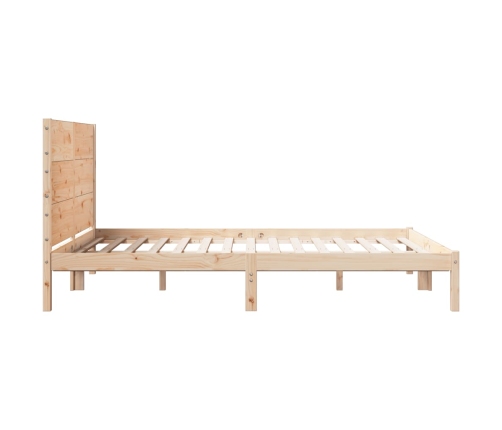 Cama extralarga sin colchón madera maciza 160x210 cm