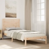 Cama extralarga sin colchón madera maciza 90x210 cm