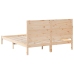 Cama extralarga sin colchón madera maciza 140x210 cm