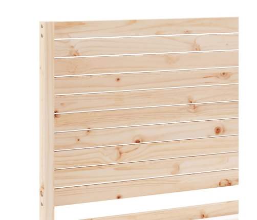 Cama extralarga sin colchón madera maciza 140x210 cm