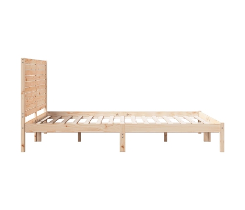 Cama extralarga sin colchón madera maciza 160x210 cm