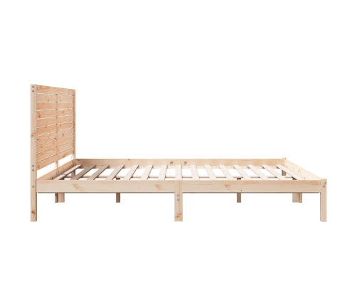 Cama extralarga sin colchón madera maciza 180x210 cm