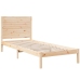 Cama extralarga sin colchón madera maciza 90x220 cm