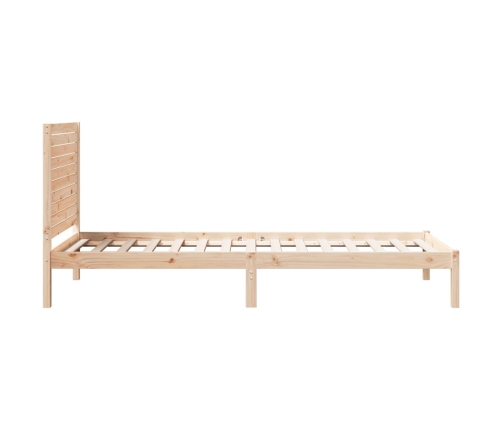 Cama extralarga sin colchón madera maciza 90x220 cm