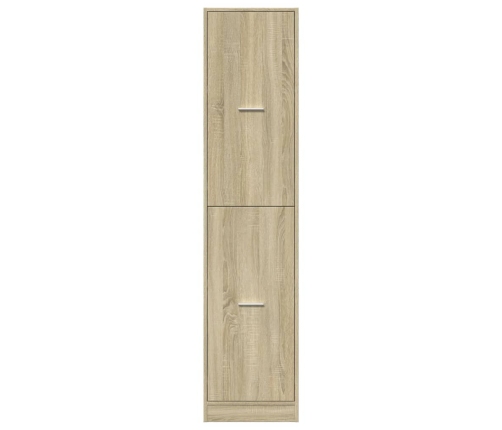 Armario botiquín madera ingeniería roble Sonoma 40x41x174,5 cm