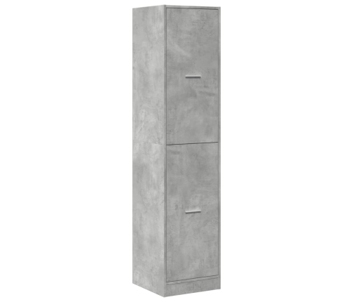 Armario botiquín madera ingeniería gris hormigón 40x41x144,5 cm