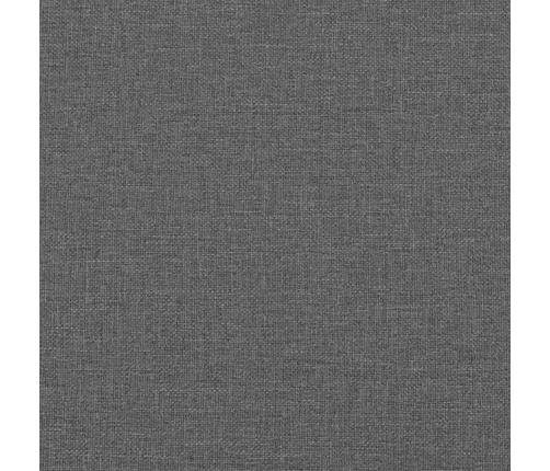 Silla mecedora de tela gris oscuro 74x90x102 cm