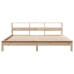 Estructura de cama sin colchón madera maciza de pino 200x200 cm