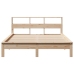 Estructura de cama sin colchón madera maciza de pino 160x200 cm