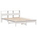 Estructura de cama sin colchón madera de pino blanca 140x190 cm