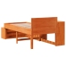 Estructura de cama sin colchón madera maciza marrón 75x190 cm