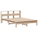 Cama con estantería sin colchón madera maciza de pino 140x190cm