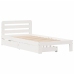 Estructura cama sin colchón madera maciza pino blanca 100x200cm