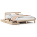 Estructura de cama sin colchón madera de pino maciza 120x200 cm