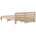 Estructura de cama sin colchón madera de pino maciza 120x200 cm