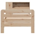 Estructura de cama sin colchón madera maciza pino 75x190 cm