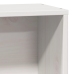 Estructura de cama sin colchón madera maciza blanca 90x190 cm
