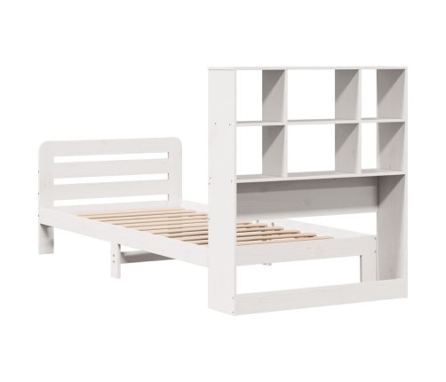 Estructura cama sin colchón madera maciza pino blanca 100x200cm