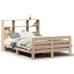 Estructura de cama sin colchón madera de pino blanco 150x200 cm