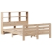 Estructura de cama sin colchón madera de pino blanco 150x200 cm