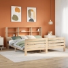 Estructura de cama sin colchón madera maciza de pino 180x200 cm