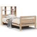 Estructura de cama sin colchón madera maciza pino 75x190 cm