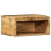 Mueble de TV de pared madera maciza de mango rugosa 40x30x19 cm