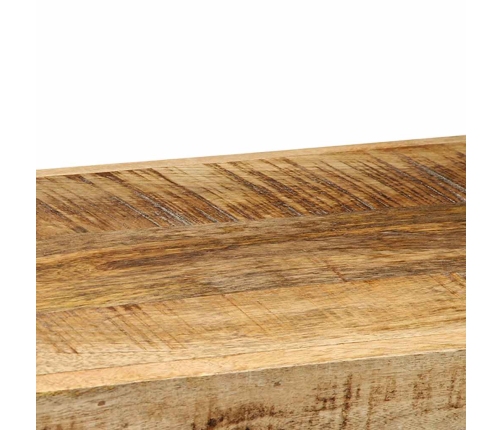 Estante de pared madera maciza de mango 90x33x45 cm