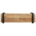 Estante de pared madera maciza de mango 110x33x45 cm