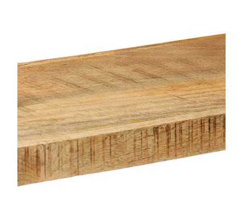 Estante de pared madera maciza de mango 110x33x45 cm