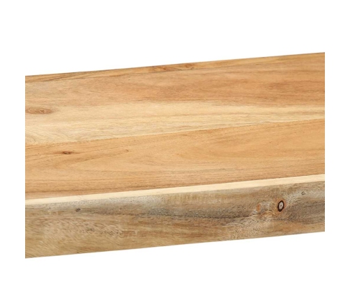 Estante de pared madera maciza de acacia 110x33x45 cm