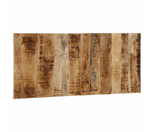 Cabecero de cama 120 cm madera maciza de mango rugoso